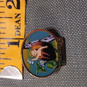 Vintage Hershey Kissing Baby Enamel Pin - Teal, Black, Gold